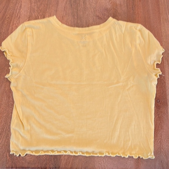 𝅺P S BASICS by PACSUN cropped top shirt - Picture 3 of 4